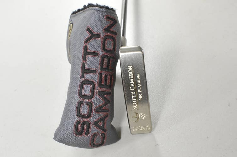 Scotty Cameron Pro Platinum Newport Mid Slant 36.5" Putter SteelFiber RH #217865