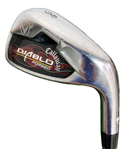 Callaway Diablo Forged 8 Iron RH Men's S300 Stiff Steel 36.75 Factory Grip Nice