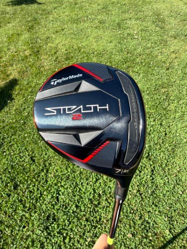 TaylorMade Stealth 2 7-Wood 21 Ventus Red TR FW 5A Senior Flex 41.5" +HC NICE