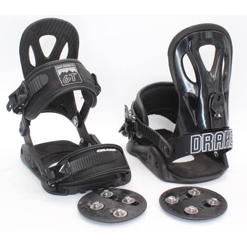 Drake GT Snowboard Bindings - Size Large (Fits US Size 8.5 -10.5) Used