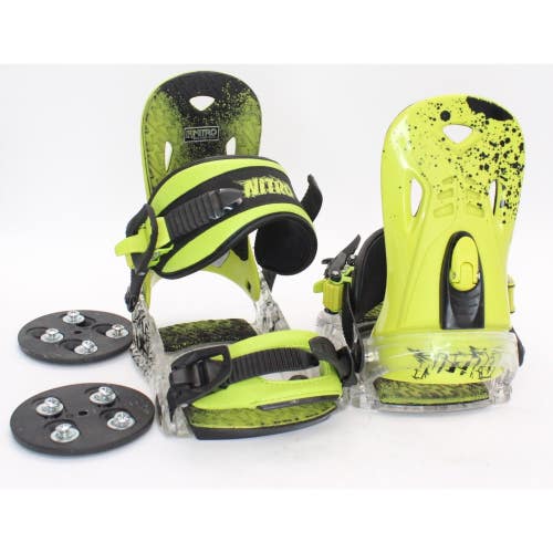 Nitro Charger Snowboard Bindings - Size Small (Fits US Size 2.0 - 6.0) Used