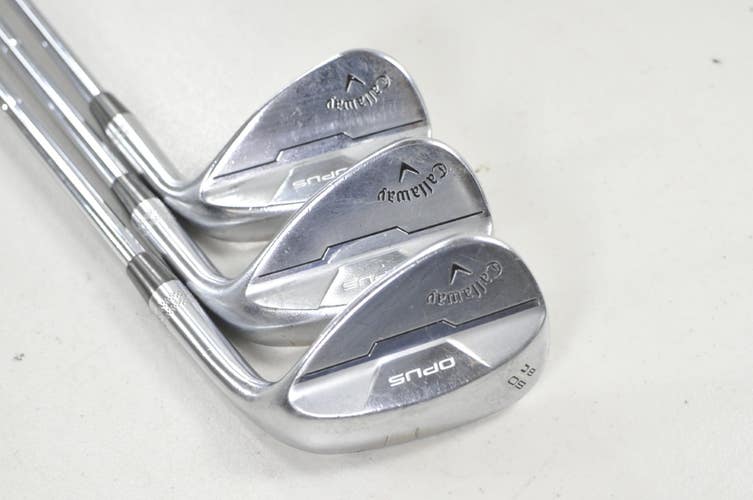 Callaway Opus Brushed Chrome 50*,56*,60* Wedge Set DG MID 115g Steel # 223110