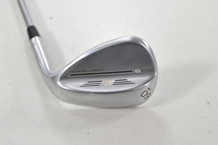Titleist Vokey SM9 Tour Chrome 60*-08M Wedge Right BV Wedge Flex Steel #223384