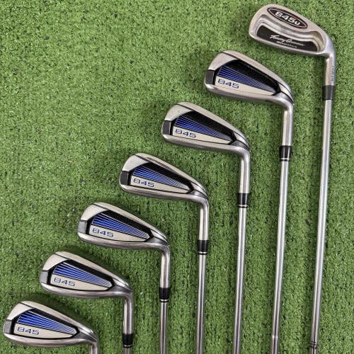 READ Tommy Armour 845 Iron Set Regular Flex Steel Shafts Right Handed
