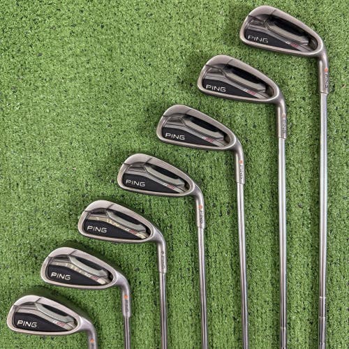Ping G25 Iron Set 4-PW Orange Dot CFS Regular Flex Steel Right Handed