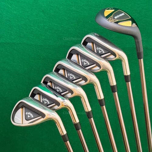 Lady Callaway Edge 5H, 6-SW Iron Set Attas Speed Series 40L Graphite Ladies w/HC
