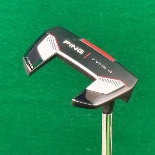 Ping 2021 TYNE 4 Black Dot 34" Flow-Neck Putter Golf Club Strong Arc w/ HC
