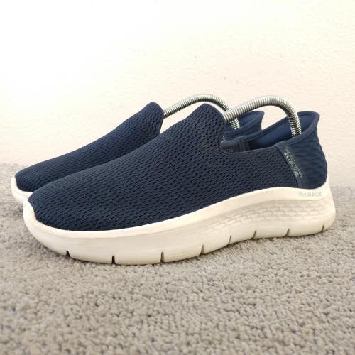 Skechers Go Walk Slip-Ins Womems Size 9 Shoes Hands Free Flex Relish Navy Blue