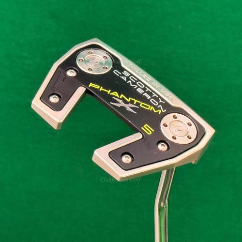 Scotty Cameron 2021 Phantom X 5 34.25" Single-Bend Mallet Putter w/Super Stroke