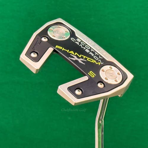 Scotty Cameron 2021 Phantom X 5 35" Single-Bend Mallet Putter Golf Club Titleist
