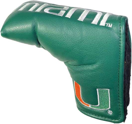 Team Golf Blade Putter Headcover (Miami Hurricanes) NEW