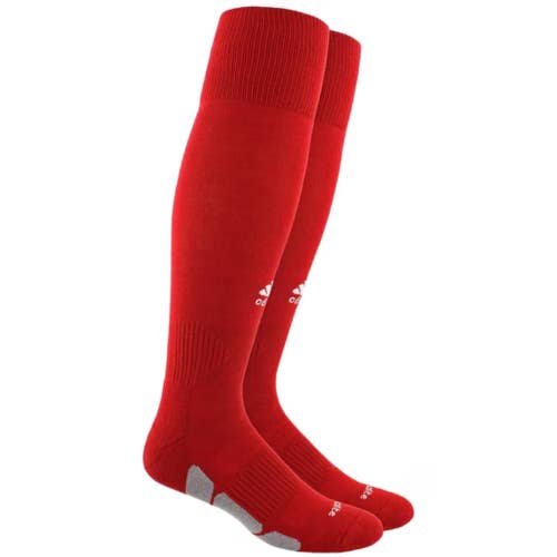 Adidas Icon Baseball Socks Men's L Red Stretch Over The Calf Activewear SRT702