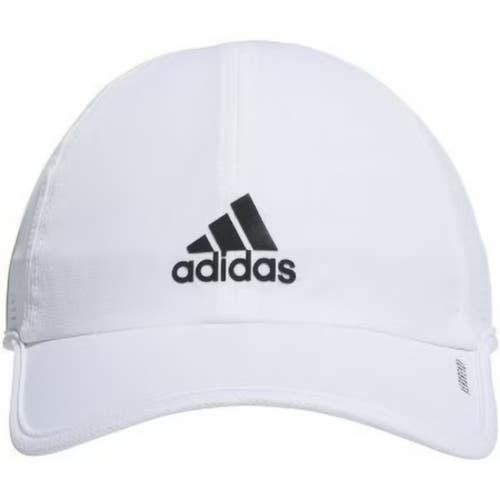 Adidas Superlite 2 Baseball Cap Men's OS White Stretch Adjustable Hat UPS1399