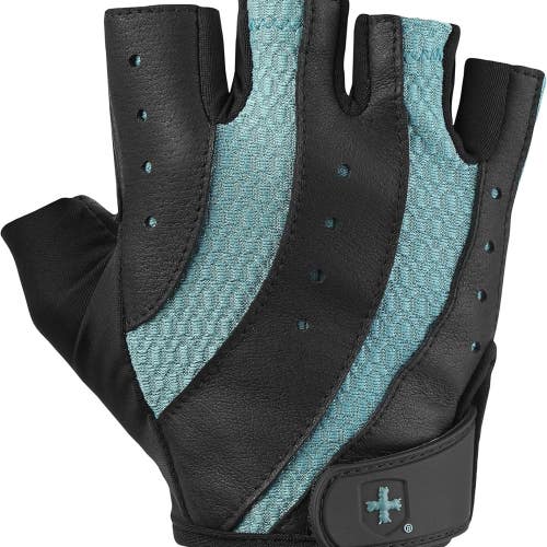 Harbinger Pro Gloves Womens S Teal Stretch Vented Cushioned Weightlifting SRT731