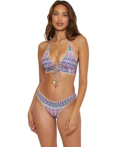 Becca Tulum Adela Bikini Bottom Women's XS Multicolor Hipster Swimwear GBO2744