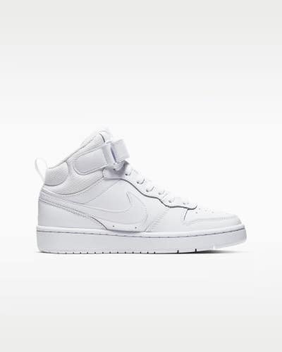 Nike Court Borough Mid 2 CD7782-100 Youth US 5 White Basketball Shoes ZOGG3000