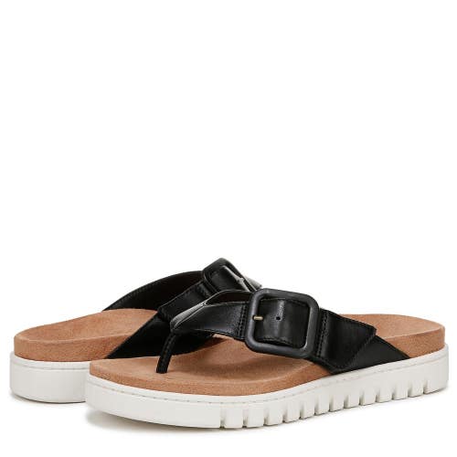 Vionic Uptown Marin J3159L1001 Sandals Womens 9 Black Toe Post Flip-Flop LIQ1093