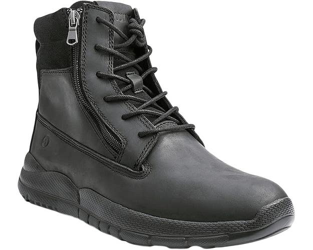 Anodyne No. 90 Men's 8.5 Wide Black Leather Zipper Trail Worker Boots RHS9010
