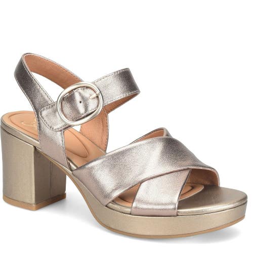 Sofft Lizzie SF0109500 Sandals Womens US 9.5 Light Espresso Block Heel ZOGG3020