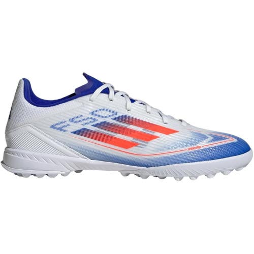 Adidas F50 League Men's US 7.5 White Blue Low Top Turf Football Boots LIQ1088