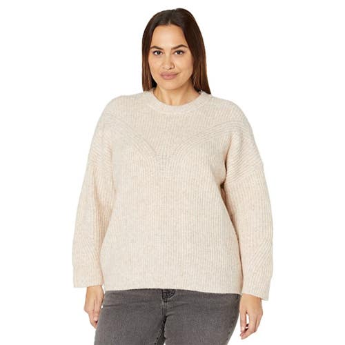 Madewell Belfiore Sweater Women's 3X Ivory Ribbed Pullover Oversize KFC900