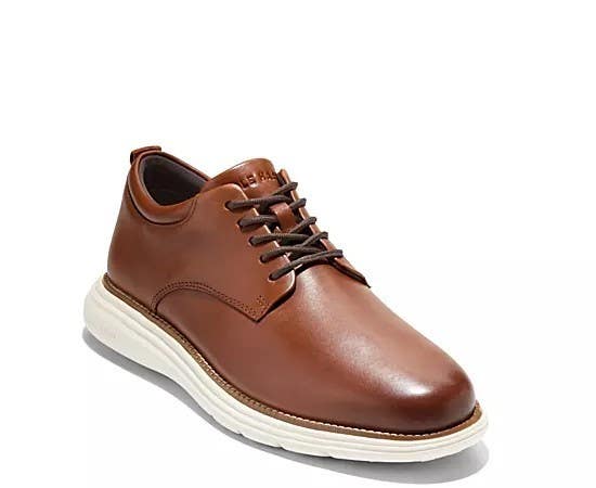 Cole Haan Grand+ Ultra C39955 Oxford Mens 8.5 Brown Leather Dress Shoes ZOGG2882