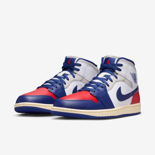 Nike Air Jordan 1 Mid DQ8426-102 Sneakers Men's 10 Multi Lifestyle Shoes RHS9093