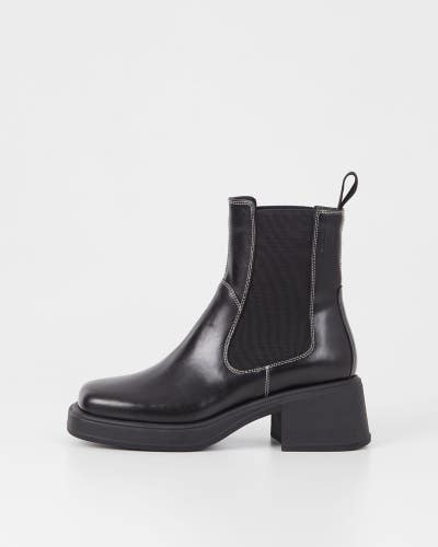Vagabond Dorah 5642-001-87 Boots Women's EU 37 Black Leather Chelsea ZOGG2864