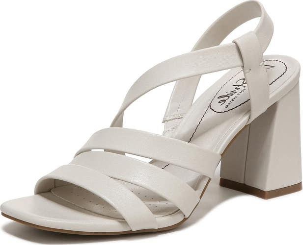 LifeStride Broadway I4261S1100 Sandal Womens 8W Bone Block Heel Strappy ZOGG2977