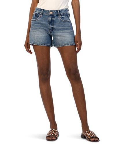 Kut from the Kloth Jane Shorts Women's 4 Distinguished Denim High-Rise KFC999