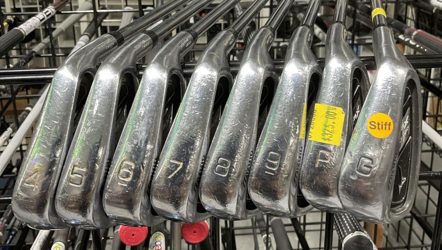 Mizuno JPX 800 PRO 4-P+G Irons Set DYNAMIC GOLD XP S300 Stiff Flex Steel USED