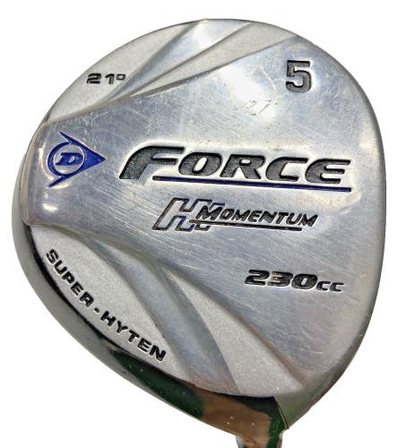 Dunlop Force 230cc Super-Hyten 5 Wood 21* RH Regular Graphite 41.5" New Grip