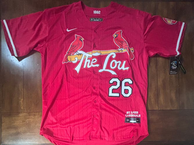 St. Louis Cardinals JJ Wetherholt City Connect Jersey Adult XL NWT
