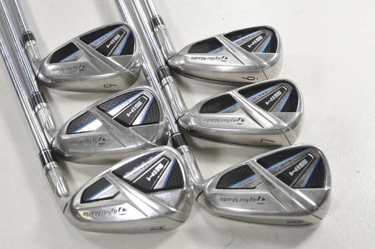 TaylorMade SIM Max 6-PW,AW Iron Set Regular Flex KBS MAX 85g Steel #218731