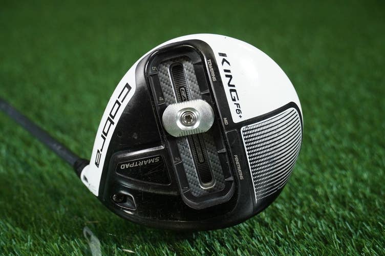 Cobra King F6+ SmartPad Driver Adjustable Loft Black Tie 65M Regular Graphite RH