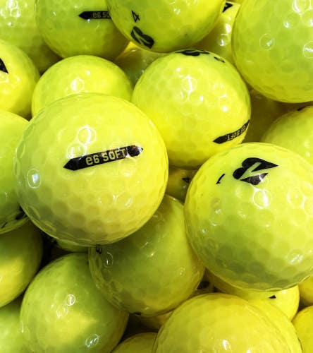4 Dozen Near Mint AAAA Yellow Bridgestone E6 Soft Used/ Recycled Golf Balls