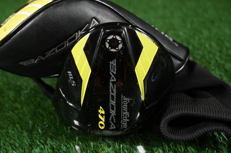 Tour Edge Bazooka Black 470 10.5 Driver Ultra Light Graphite RH + Headcover