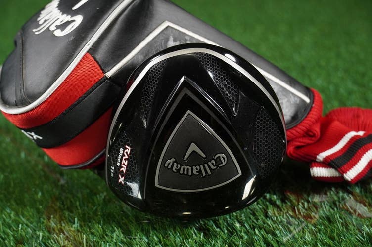 Callaway RAZR X Black 11.5 Driver Motore F8 60 A/Senior Flex Graphite RH +Cover