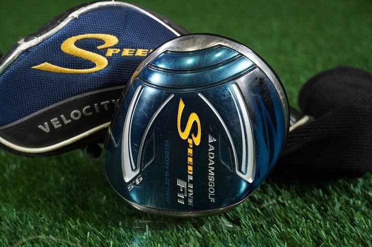 Adams Speedline F11 9.5 Driver Aldila VooDoo SVS6 Stiff Flex Graphite RH +Cover