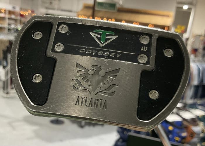Odyssey Toulon ATLANTA Mid-Mallet Putter 35" New Garsen Grip USED Right Handed