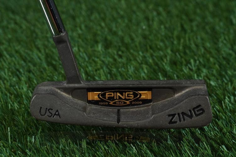 Ping Zing 50th Anniversary Putter 1959-2009 USA Blade 34" Steel Orange Dot RH