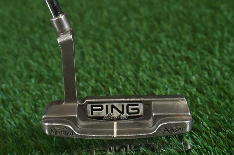 Ping Karsten Series Anser Putter Plumber's Neck Blade 35" Steel Black Dot RH