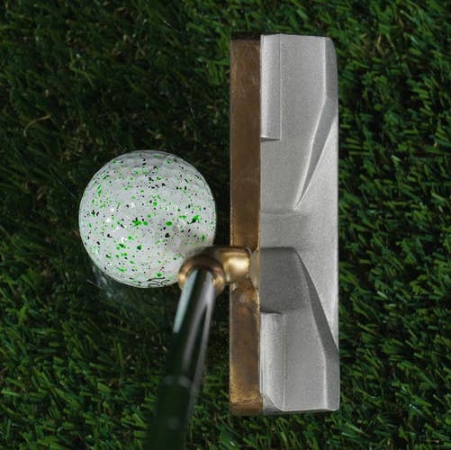 Dunlop Intersect DI-2 Putter Plumber's Neck Blade 35" Steel Shaft RH ~ Unique!!