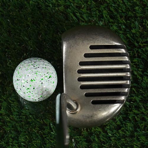 Tear Drop Zebra Roll-Face Hollow Z6 Putter Mallet 35" Steel Shaft Right Hand RH