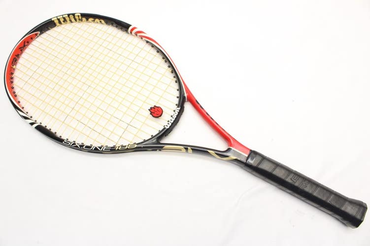 WILSON BLX SIX ONE 105 TENNIS RACQUET (4 1/4) NEW GRIP. JAPAN DEALER DEMO!!