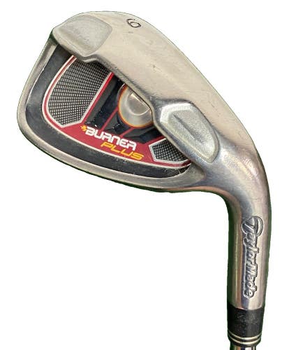 TaylorMade Burner Plus 9 Iron RH Men's 85g Stiff Steel 36.25" New Midsize Grip