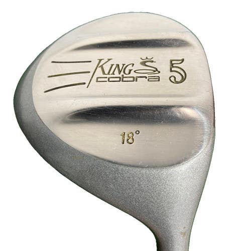King Cobra 5 Wood 18* RH Stiff Steel 41.5 Good Golf Pride Grip HC Nice Condition