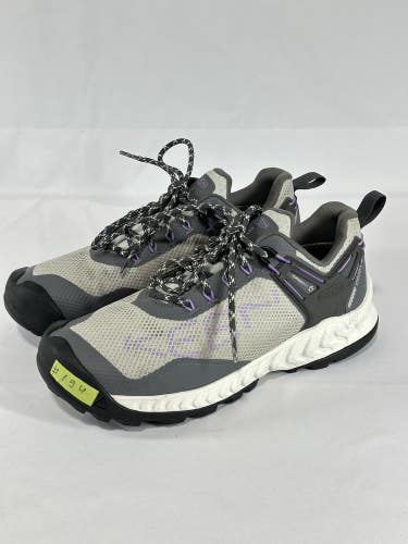 #194 Womens Keen Tennis Shoes Size 7.5 Sneakers NXIS EVO WP Steel Grey