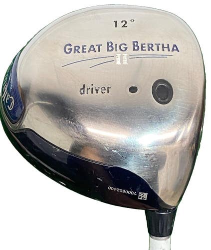 Callaway Great Big Bertha II Driver 12* RH Gems 50 Ladies Graphite 43.5" Nice