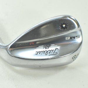Titleist Vokey SM6 Tour Chrome 58*-08 Wedge Right BV Wedge Flex Steel # 208737
